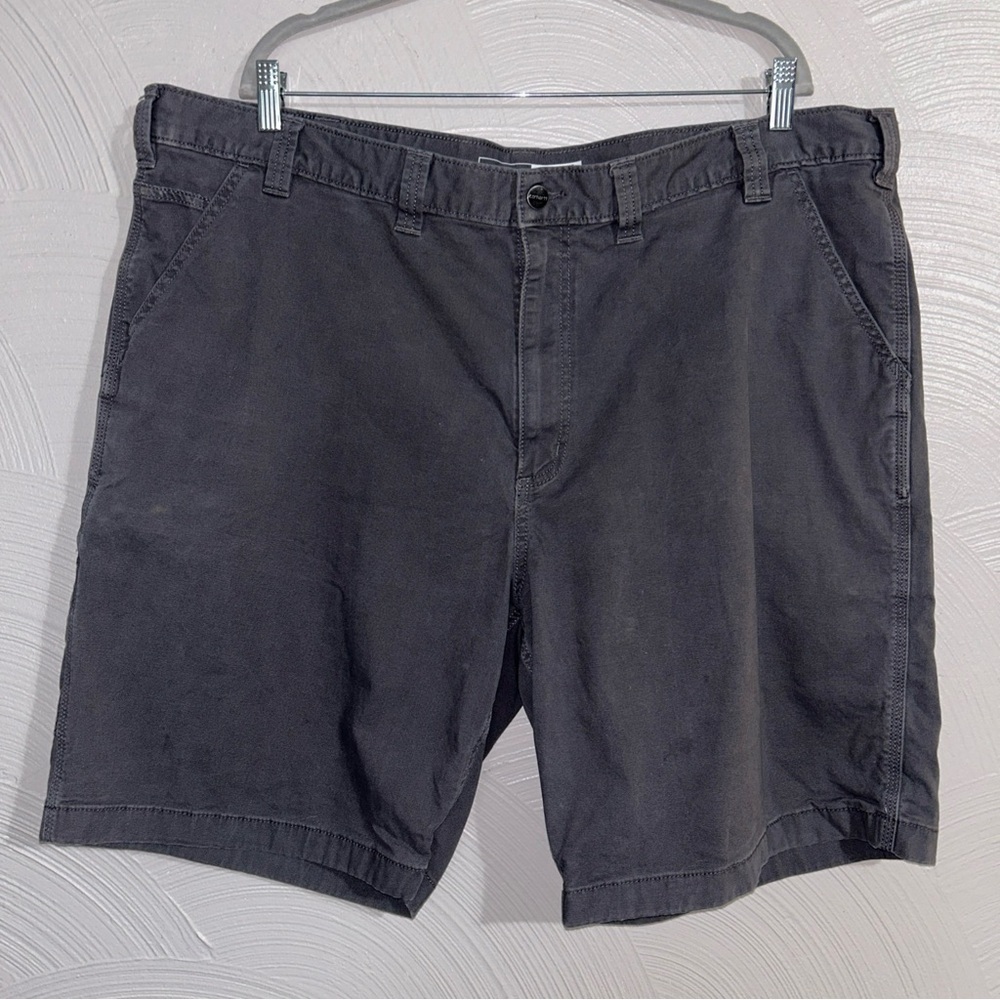 Carhartt Shorts Men Rugged Flex Relaxed Fit Cargo Gray Canvas BS2514-M Size 46